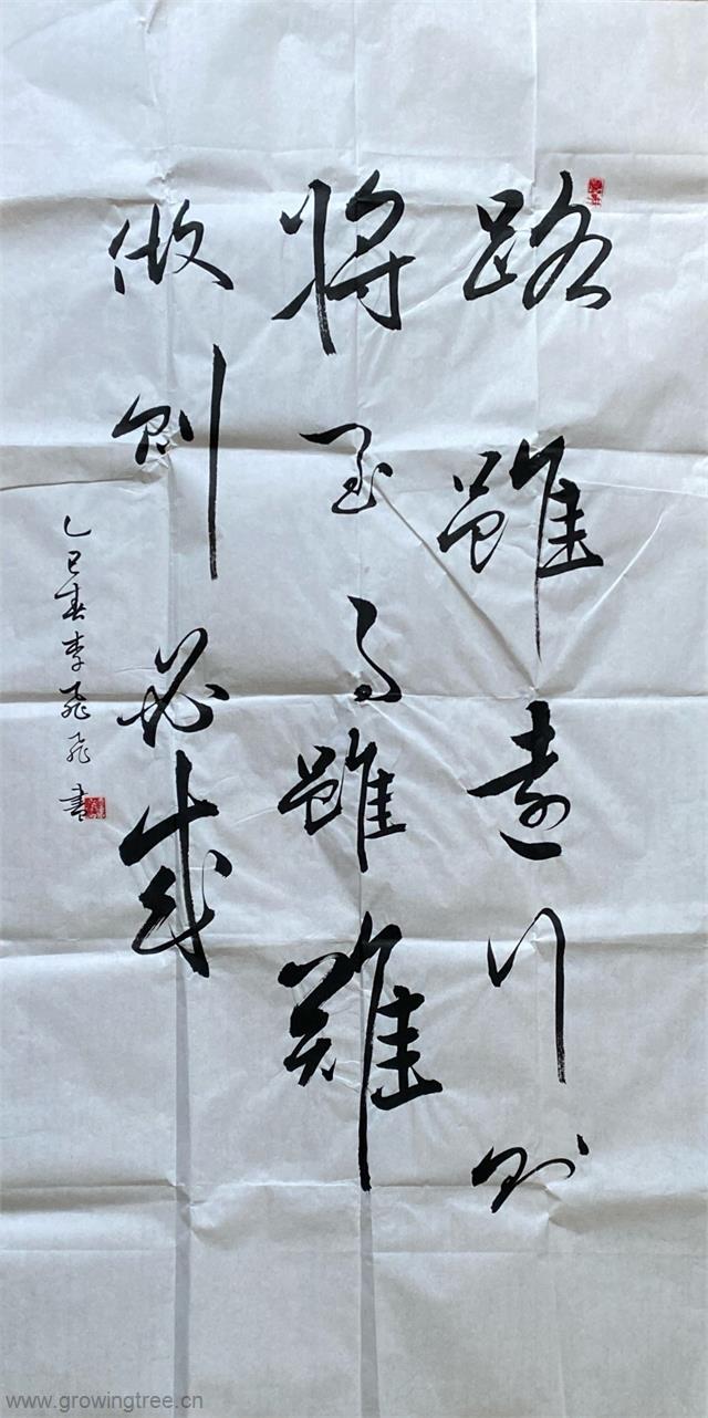 171李飞飞书法作品.jpg